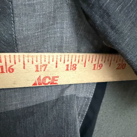 Ecko Unltd Plaid Short Sleeve Button Down Shirt Me's Medium Gray Black Outdoor - Picture 6 of 6